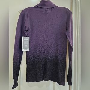 Athleta Purple and Black Long Sleeve Tee